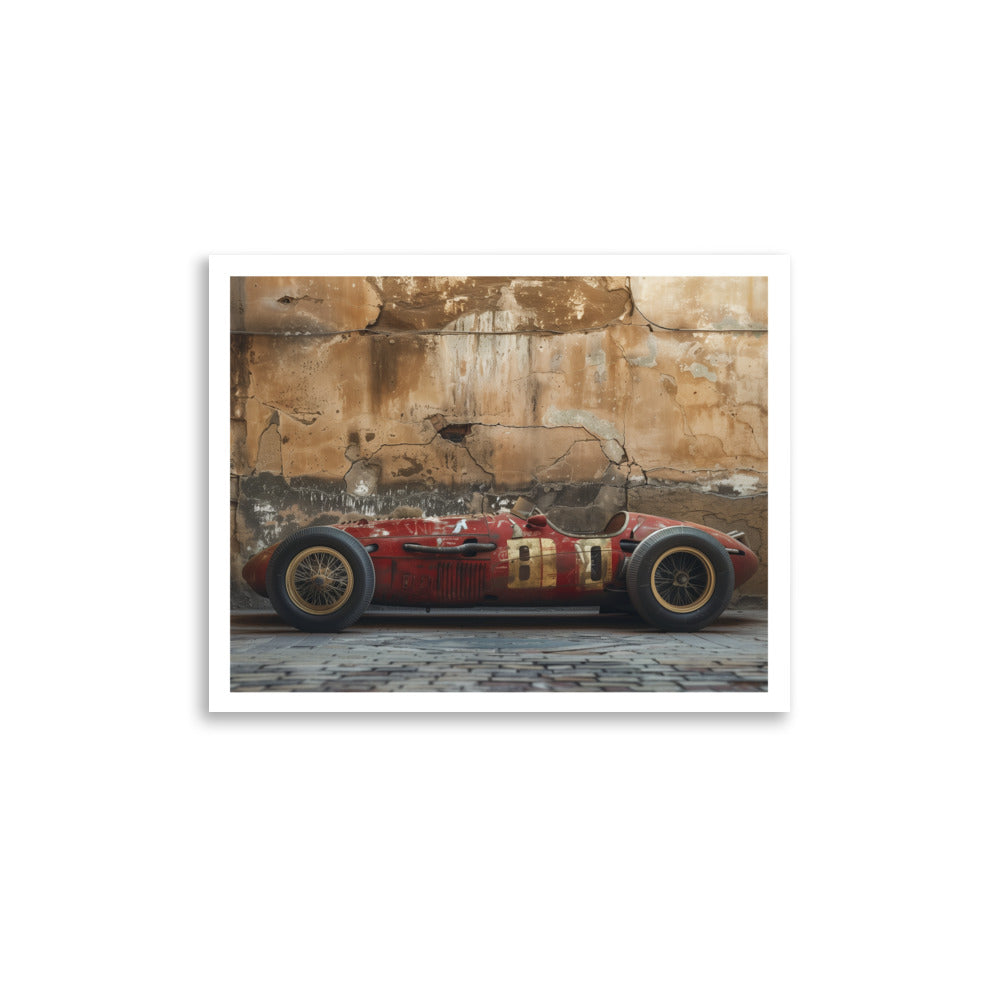 Rustic Racer Poster