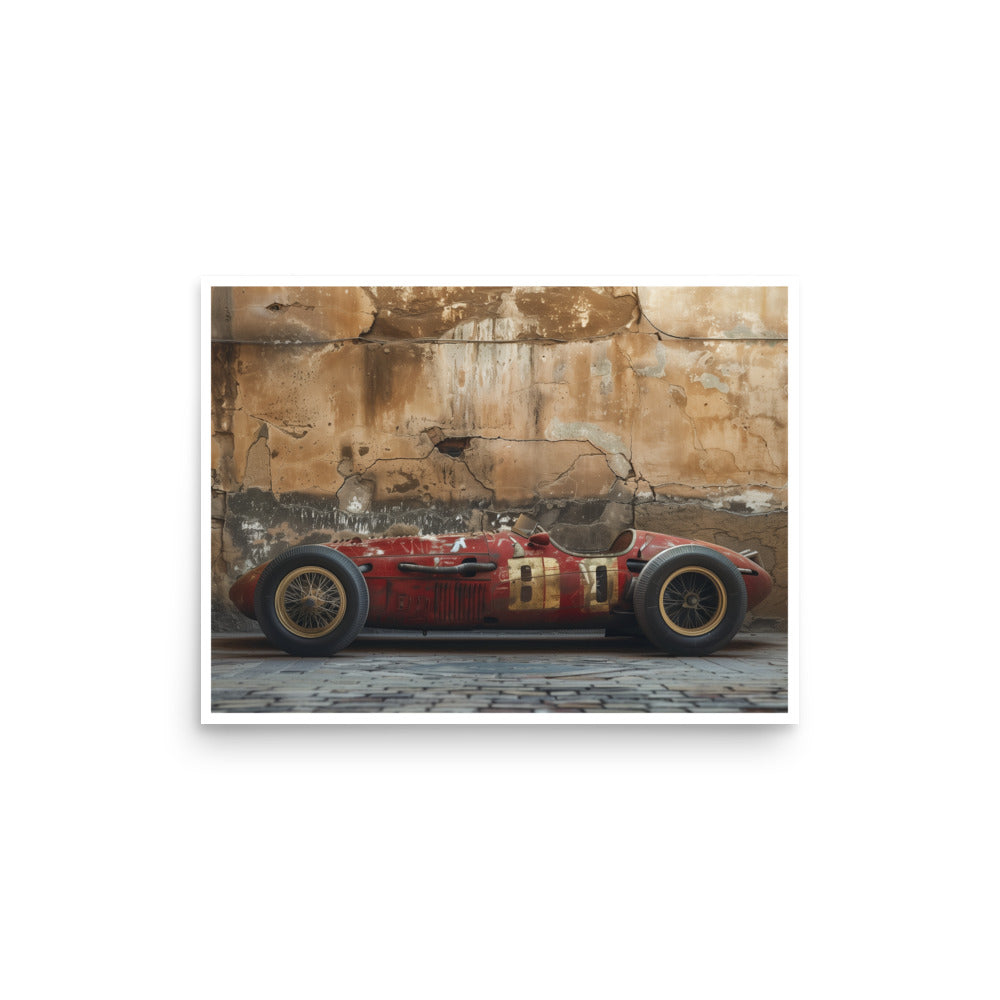 Rustic Racer Poster