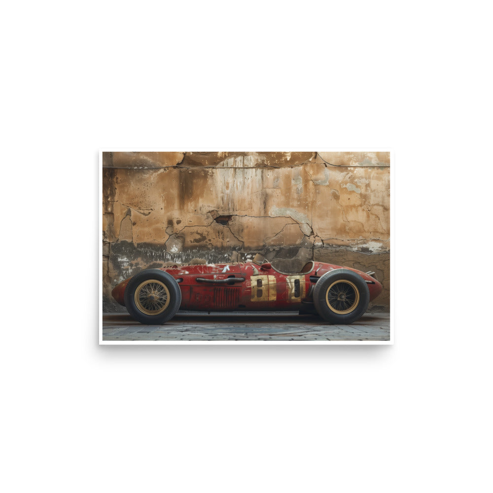 Rustic Racer Poster