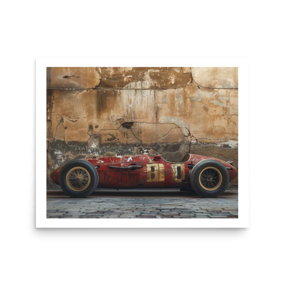 Rustic Racer Poster