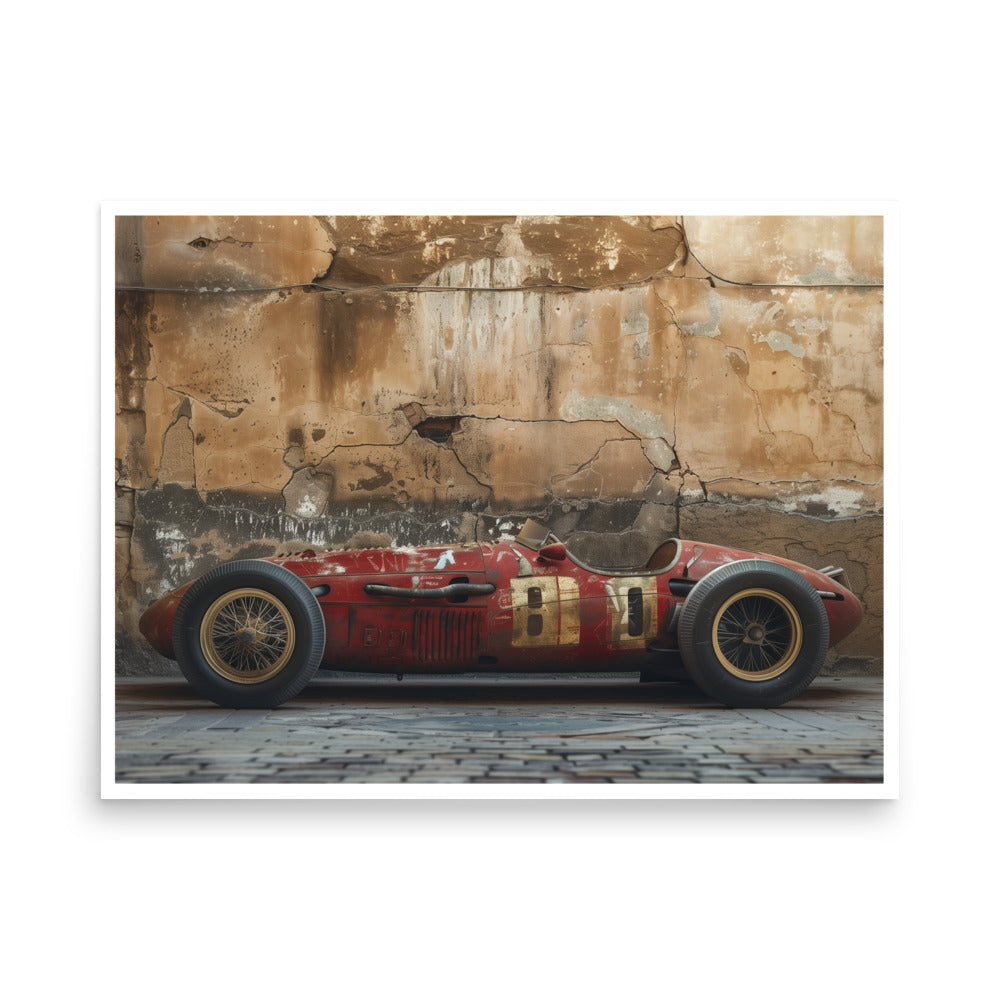 Rustic Racer Poster