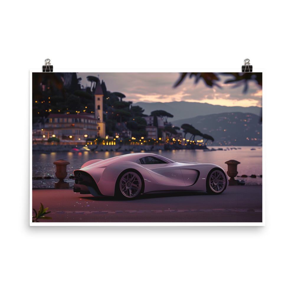 Lakeside Luxury Poster