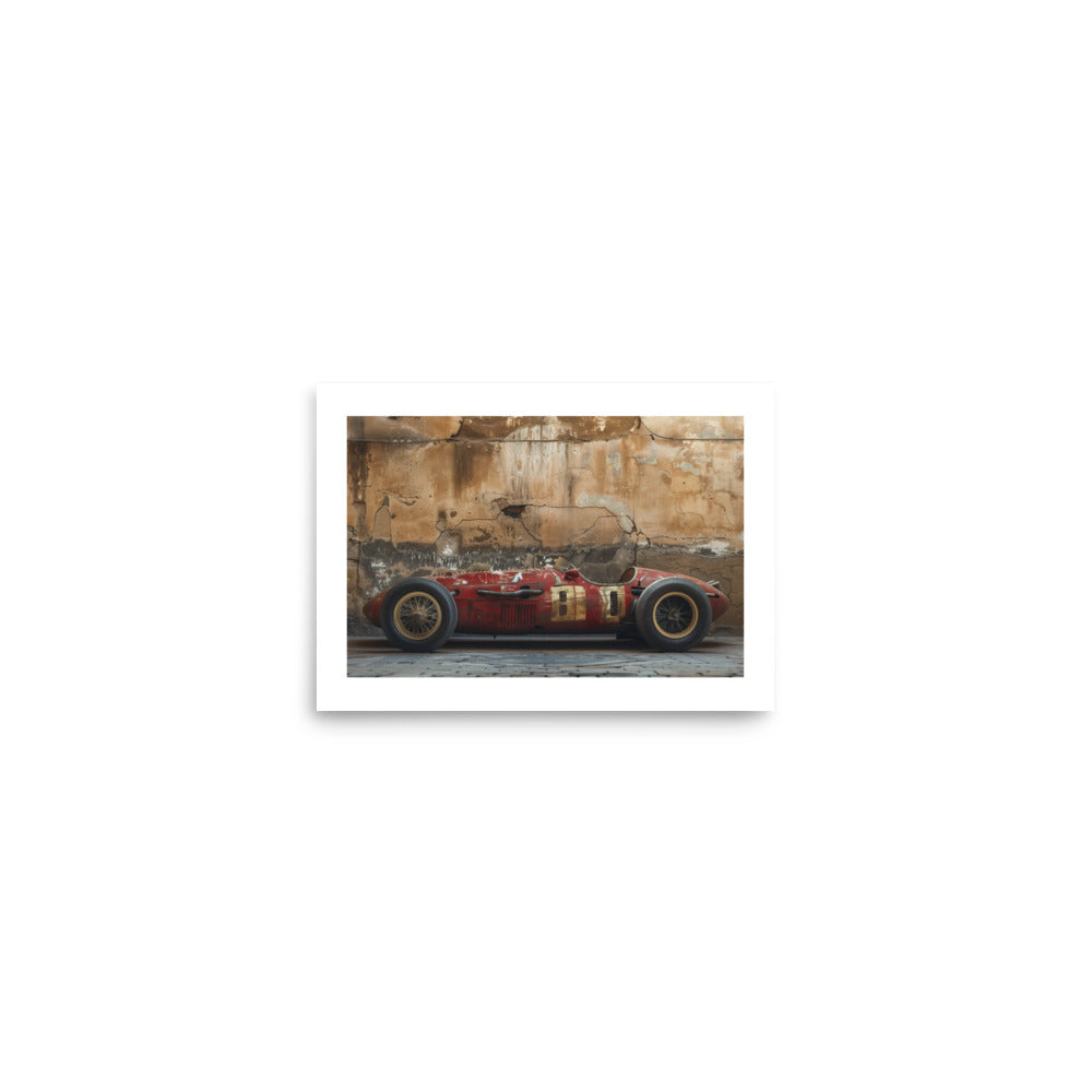 Rustic Racer Poster