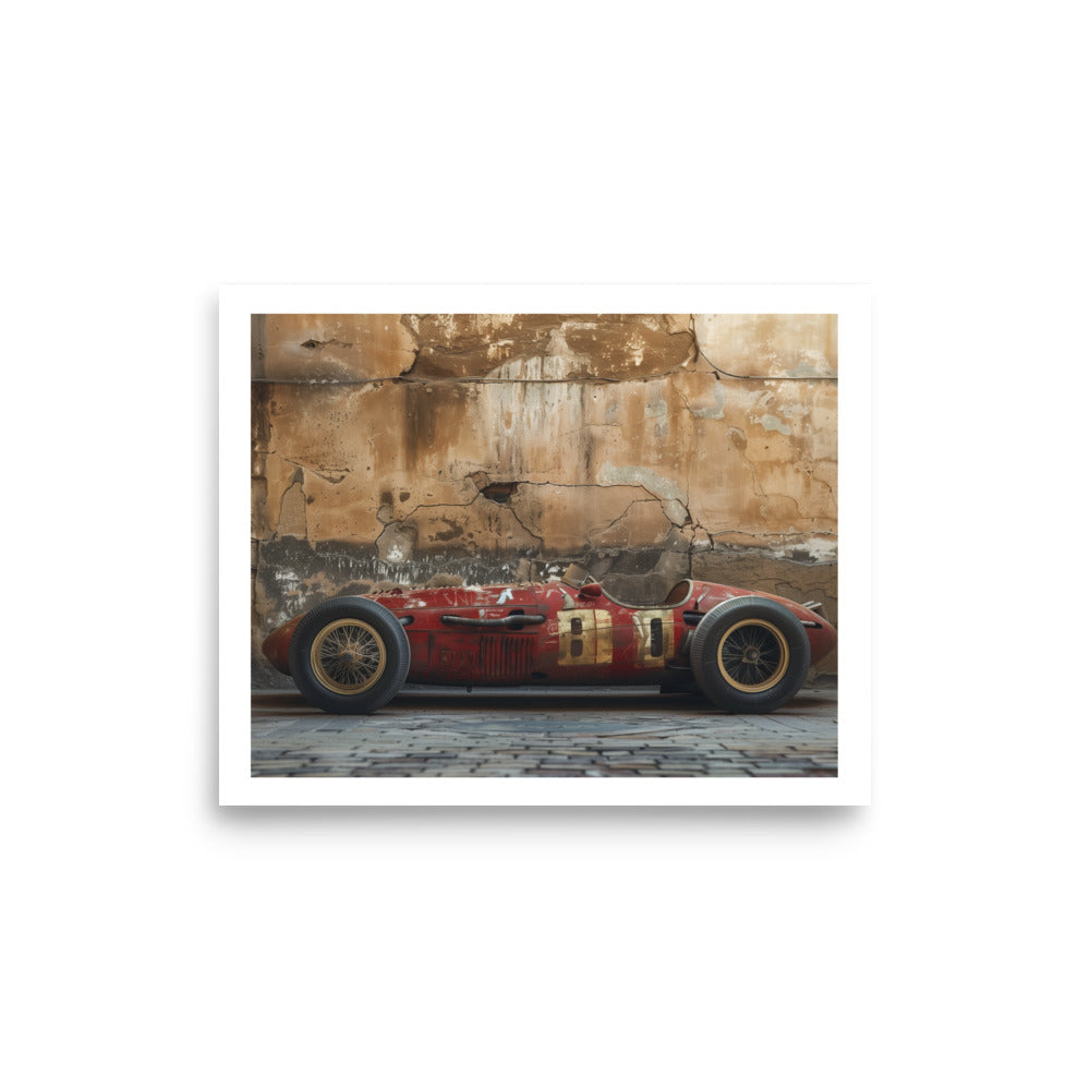 Rustic Racer Poster